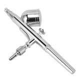 Airbrush Kit Stainless Steel Precise Dual Action Small Paint Spray Pen for Temporary Tattoo Cake - Rear View