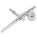 Airbrush Kit Stainless Steel Precise Dual Action Small Paint Spray Pen for Temporary Tattoo Cake - Low Angle