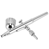 Airbrush Kit Stainless Steel Precise Dual Action Small Paint Spray Pen for Temporary Tattoo Cake - Extra Image