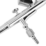 Airbrush Kit Stainless Steel Precise Dual Action Small Paint Spray Pen for Temporary Tattoo Cake