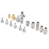 15PCS Airbrush Adapter Set Stainless Steel Airbrush Quick Release Disconnect Fittings Connector Kit