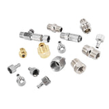 15PCS Airbrush Adapter Set Stainless Steel Airbrush Quick Release Disconnect Fittings Connector Kit