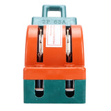Knife Safety Switch 2 Pole 63A AC 220V Single Throw ABS Copper Disconnect Knife Switch for Fail Safe Circuit Breakers - Close-Up Angle