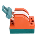 Knife Safety Switch 2 Pole 63A AC 220V Single Throw ABS Copper Disconnect Knife Switch for Fail Safe Circuit Breakers - Low Angle