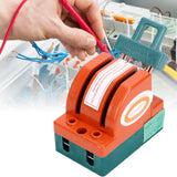 Knife Safety Switch 2 Pole 63A AC 220V Single Throw ABS Copper Disconnect Knife Switch for Fail Safe Circuit Breakers