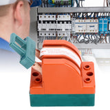 Knife Safety Switch 2 Pole 63A AC 220V Single Throw ABS Copper Disconnect Knife Switch for Fail Safe Circuit Breakers