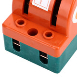 Knife Safety Switch 2 Pole 63A AC 220V Single Throw ABS Copper Disconnect Knife Switch for Fail Safe Circuit Breakers - Extra Image