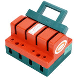 Knife Safety Switch 4P Single Throw 100A AC 380V Terminal Connection Disconnect Knife Switch for Power Switches - Front View