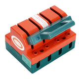 Knife Safety Switch 4P Single Throw 100A AC 380V Terminal Connection Disconnect Knife Switch for Power Switches - 45-Degree Angle