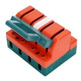 Knife Safety Switch 4P Single Throw 100A AC 380V Terminal Connection Disconnect Knife Switch for Power Switches
