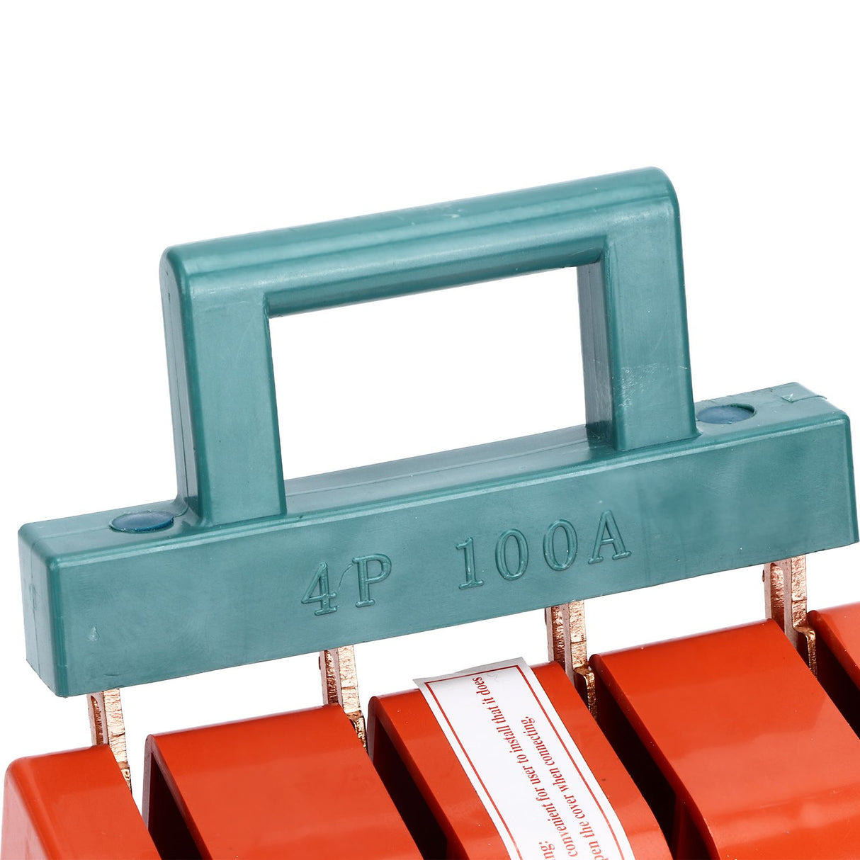 Knife Safety Switch 4P Single Throw 100A AC 380V Terminal Connection Disconnect Knife Switch for Power Switches