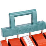 Knife Safety Switch 4P Single Throw 100A AC 380V Terminal Connection Disconnect Knife Switch for Power Switches - Extra Image