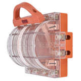 Knife Safety Switch AC380V 100A 4 Pole Double Throw Transparent Shell LED Indicators Disconnect Knife Switch