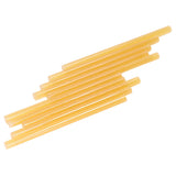 10Pcs Hot Melt Glue Stick 11x200mm Strong Adhesion High Strength Glue Adhesive Sticks for Glue Guns Above 60WYellow - Side View