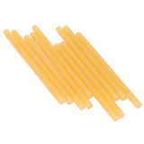 10Pcs Hot Melt Glue Stick 11x200mm Strong Adhesion High Strength Glue Adhesive Sticks for Glue Guns Above 60WYellow - Close-Up Angle