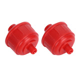 2 Pcs Spray Gun Filters G1/4 High Flowing Design Spray Gun Strainer Paint Gun Filter Pneumatic Tool Accessories - Front View
