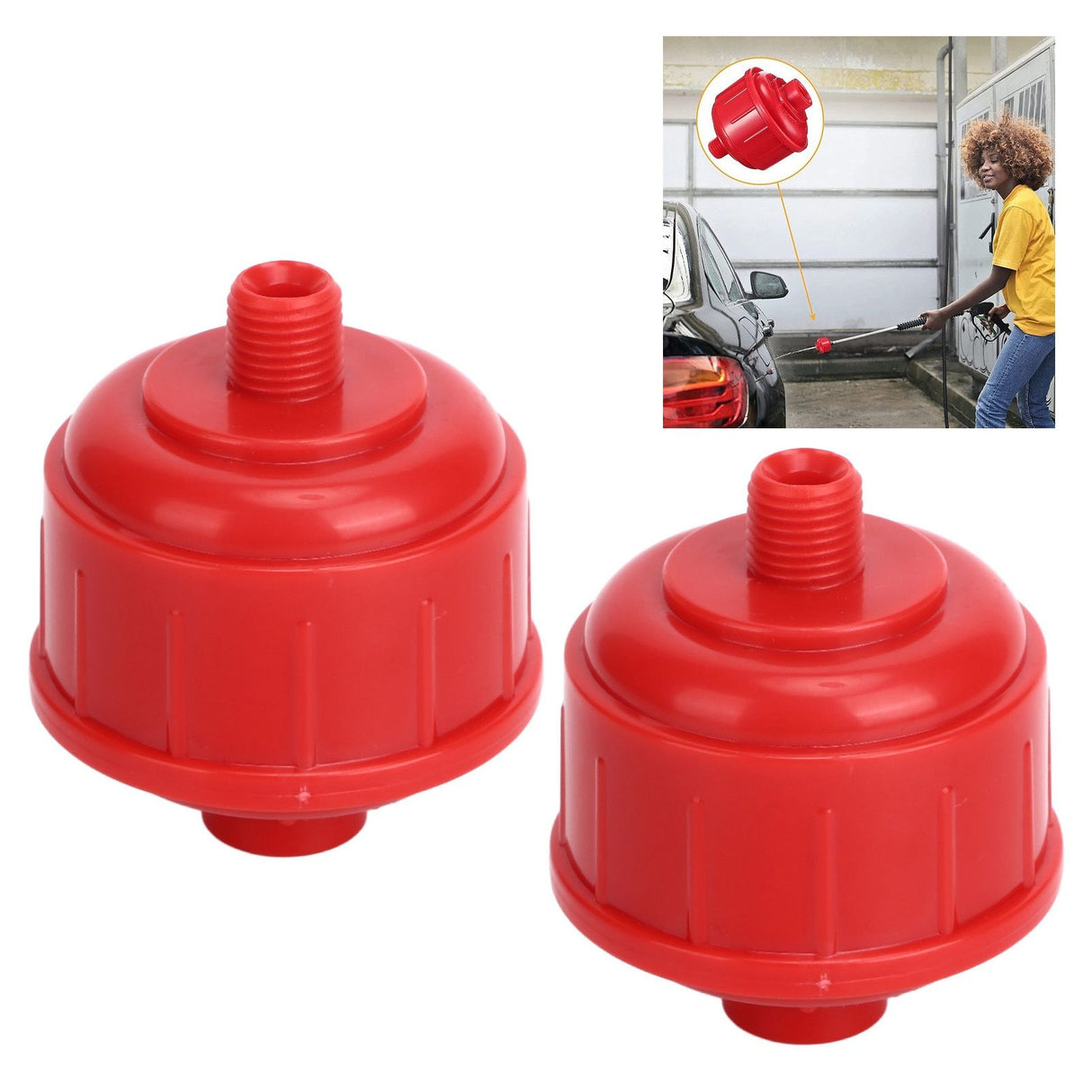 2 Pcs Spray Gun Filters G1/4 High Flowing Design Spray Gun Strainer Paint Gun Filter Pneumatic Tool Accessories