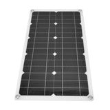 18V 100W Solar Panel Waterproof Solar Charging Panel Outdoor Battery Charger for Household Car Boat - 45-Degree Angle