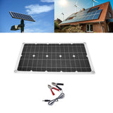 18V 100W Solar Panel Waterproof Solar Charging Panel Outdoor Battery Charger for Household Car Boat - Extra Image