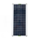 20W Solar Panel Battery Charger 21V Polysilicon Portable Solar Panel Charging Kit for Car - Side View