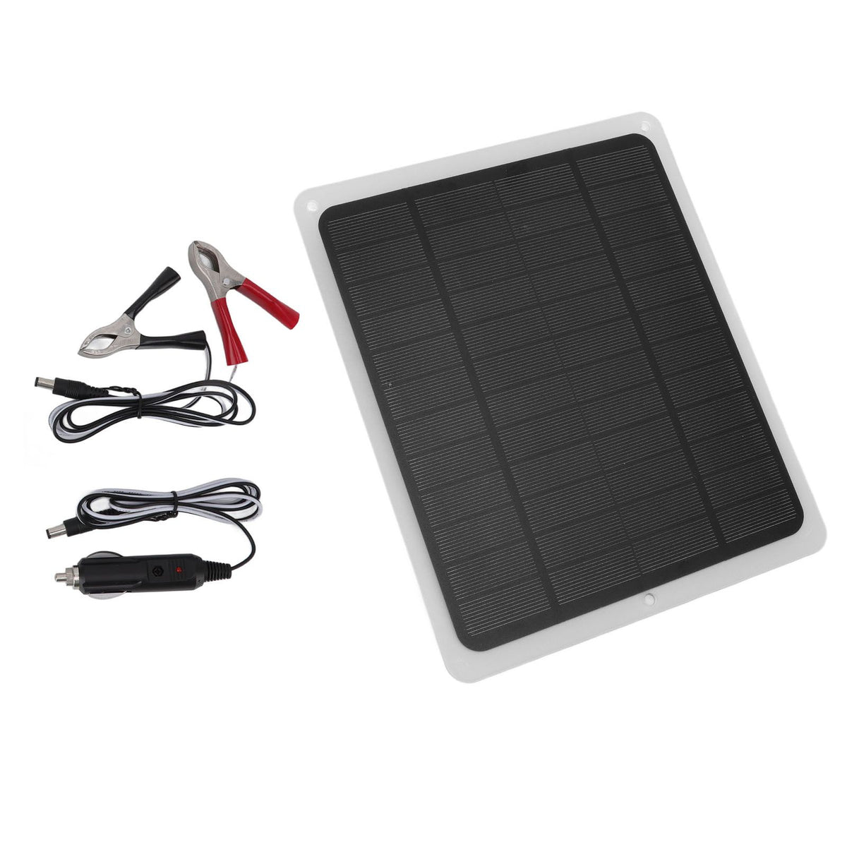 Solar Panel 2A 5W Monocrystalline Silicon Flexible Waterproof USB Output Solar Battery Charger for Emergency Lights