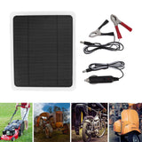 Solar Panel 2A 5W Monocrystalline Silicon Flexible Waterproof USB Output Solar Battery Charger for Emergency Lights