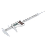 Solar Plastic Caliper 0‑150mm Electronic Digital Display Caliper for Engineering Surveying Angle Measurement