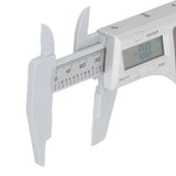 Solar Plastic Caliper 0‑150mm Electronic Digital Display Caliper for Engineering Surveying Angle Measurement
