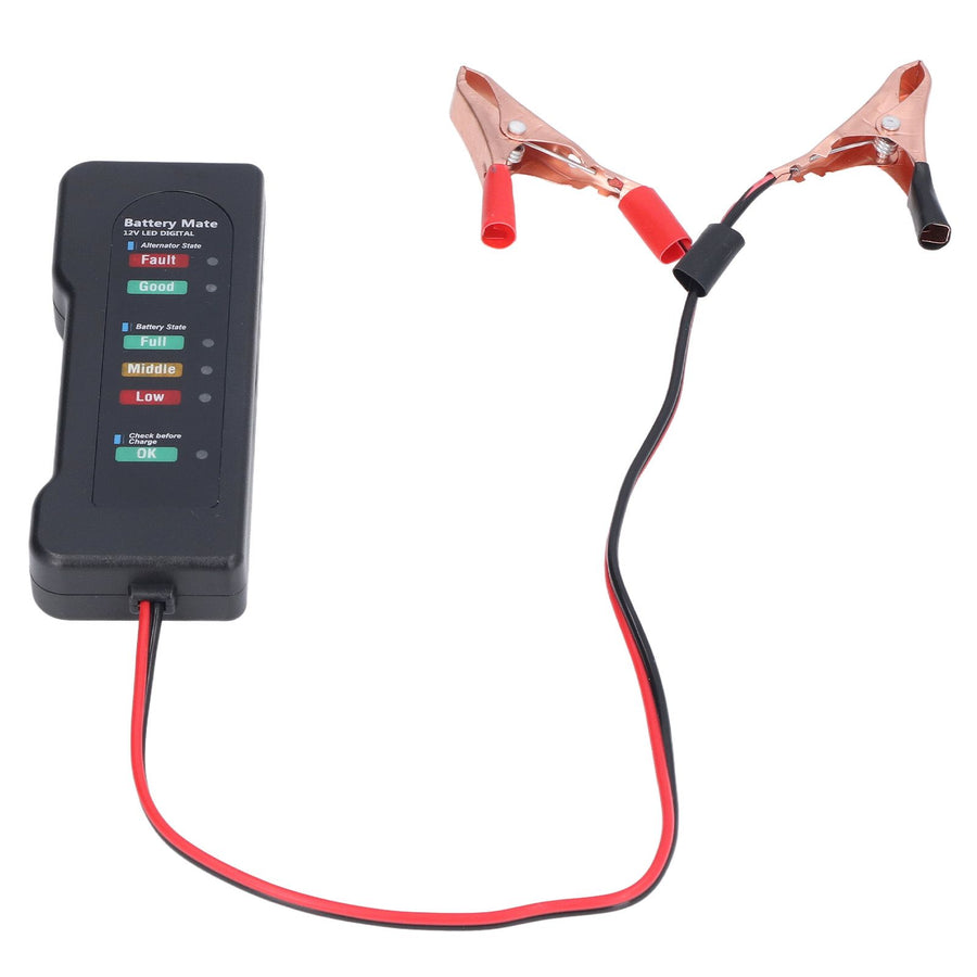Car Battery Tester 12V Battery Analyzer Reverse Protection Function Good Electrical Conductivity High Sensitivity