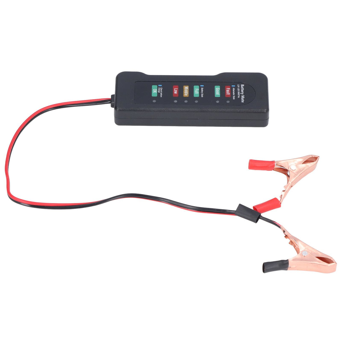 Car Battery Tester 12V Battery Analyzer Reverse Protection Function Good Electrical Conductivity High Sensitivity