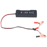 Car Battery Tester 12V Battery Analyzer Reverse Protection Function Good Electrical Conductivity High Sensitivity - Top-Down View
