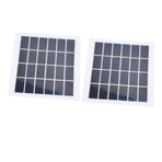 2 Pcs Portable Solar Panel 2W 6V Mini Solar Cells High Conversion Efficiency for Household Lighting System