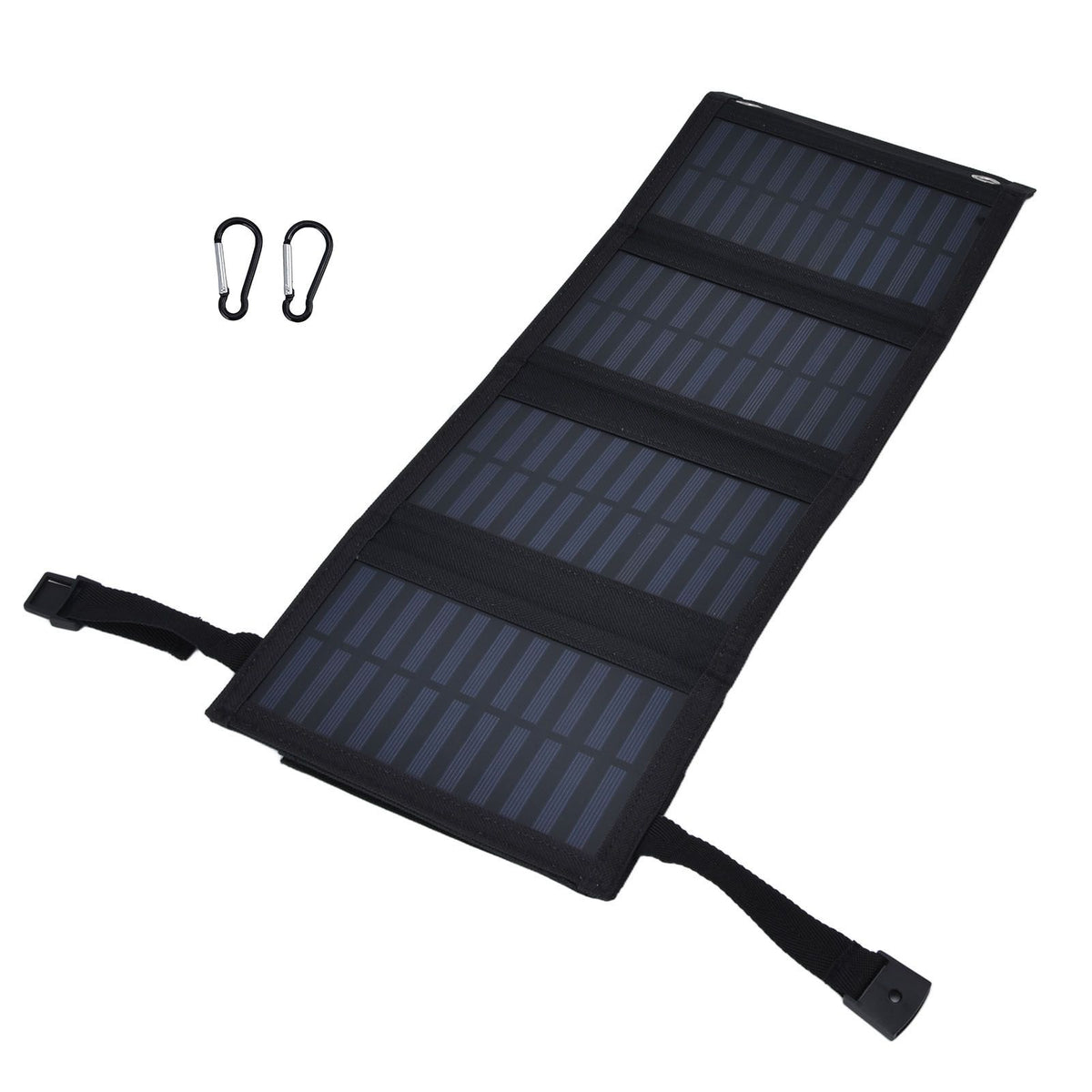 20W Solar Charger 2A 5V High Conversion Rate Solar 4 Folding Bag with USB Output Waterproof Solar Charger for Cellphone