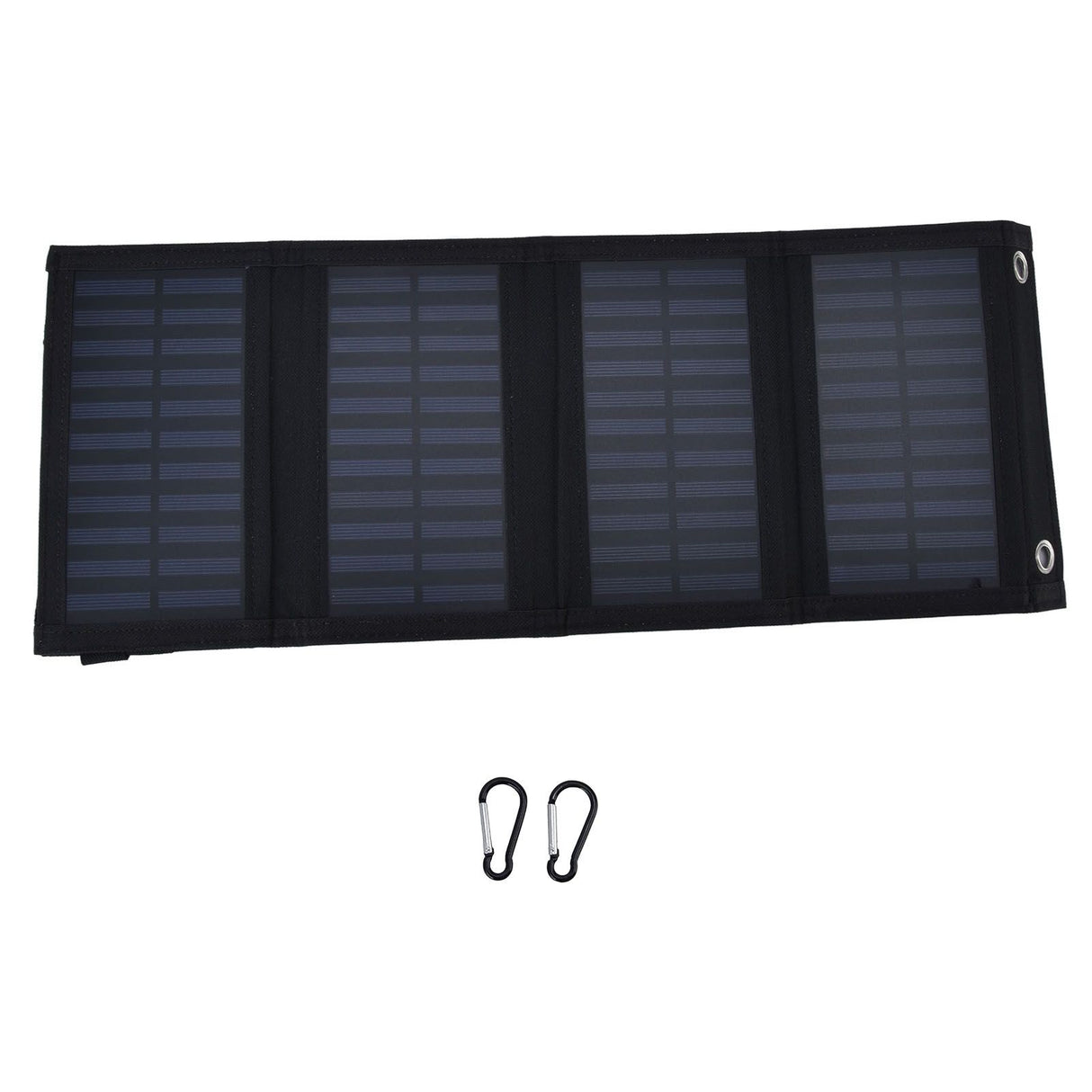 20W Solar Charger 2A 5V High Conversion Rate Solar 4 Folding Bag with USB Output Waterproof Solar Charger for Cellphone