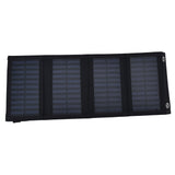 20W Solar Charger 2A 5V High Conversion Rate Solar 4 Folding Bag with USB Output Waterproof Solar Charger for Cellphone - 45-Degree Angle