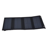 20W Solar Charger 2A 5V High Conversion Rate Solar 4 Folding Bag with USB Output Waterproof Solar Charger for Cellphone