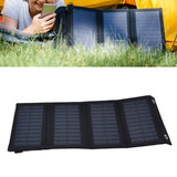 20W Solar Charger 2A 5V High Conversion Rate Solar 4 Folding Bag with USB Output Waterproof Solar Charger for Cellphone