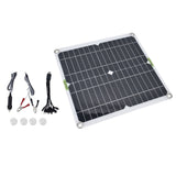 Portable Solar Panel 200W 5V Waterproof Lightweight Thin Design Solar Charger Board for Household Car Ship - Side View