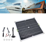 Portable Solar Panel 200W 5V Waterproof Lightweight Thin Design Solar Charger Board for Household Car Ship - Extra Image
