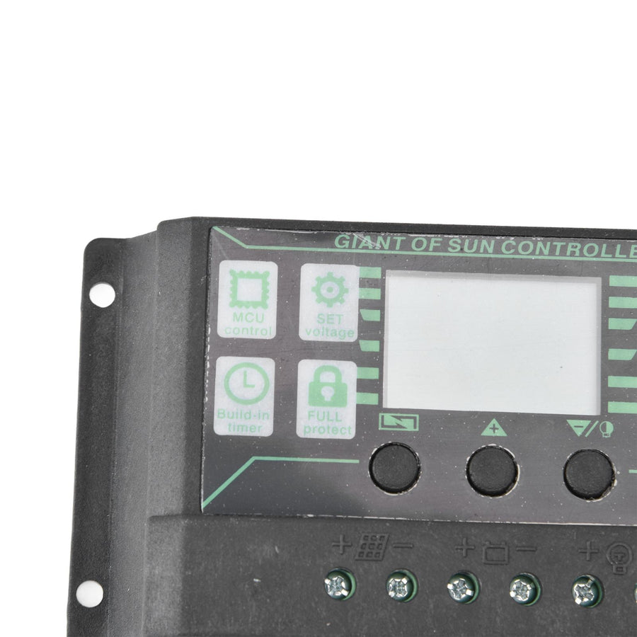 Solar Charge Discharge Controller Adjustable LCD Display PWM Dual USB Photovoltaic MPPT Solar Panel Regulator 10A