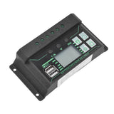 Solar Charge Discharge Controller Adjustable LCD Display PWM Dual USB Photovoltaic MPPT Solar Panel Regulator 30A