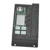 Solar Charge Discharge Controller Adjustable LCD Display PWM Dual USB Photovoltaic MPPT Solar Panel Regulator 30A