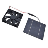 Solar Powered Exhaust Fan 10W Single Fan Waterproof Solar Panel Fan Kit for Chicken Coops Greenhouses - Extra Image