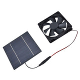 Solar Powered Exhaust Fan 10W Single Fan Waterproof Solar Panel Fan Kit for Chicken Coops Greenhouses
