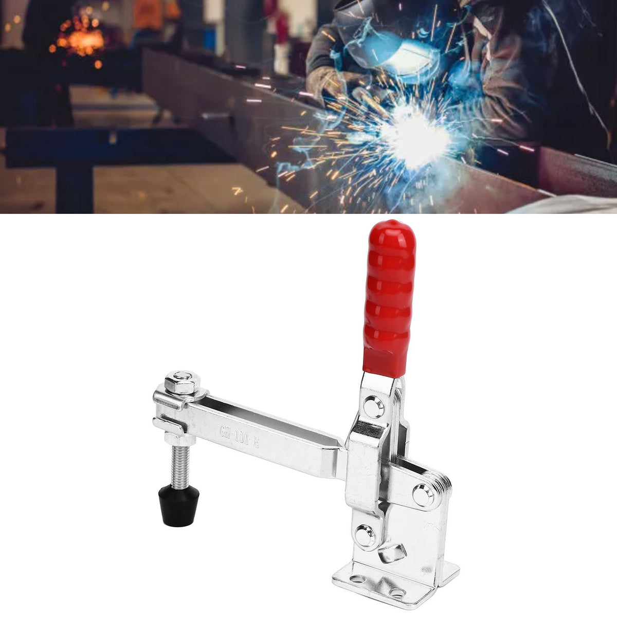 Toggle Clamp Vertical Fast Long Arm Crimping Clamps Inspection Tool Tooling Clamps Fixing Clamps Woodworking Fixture