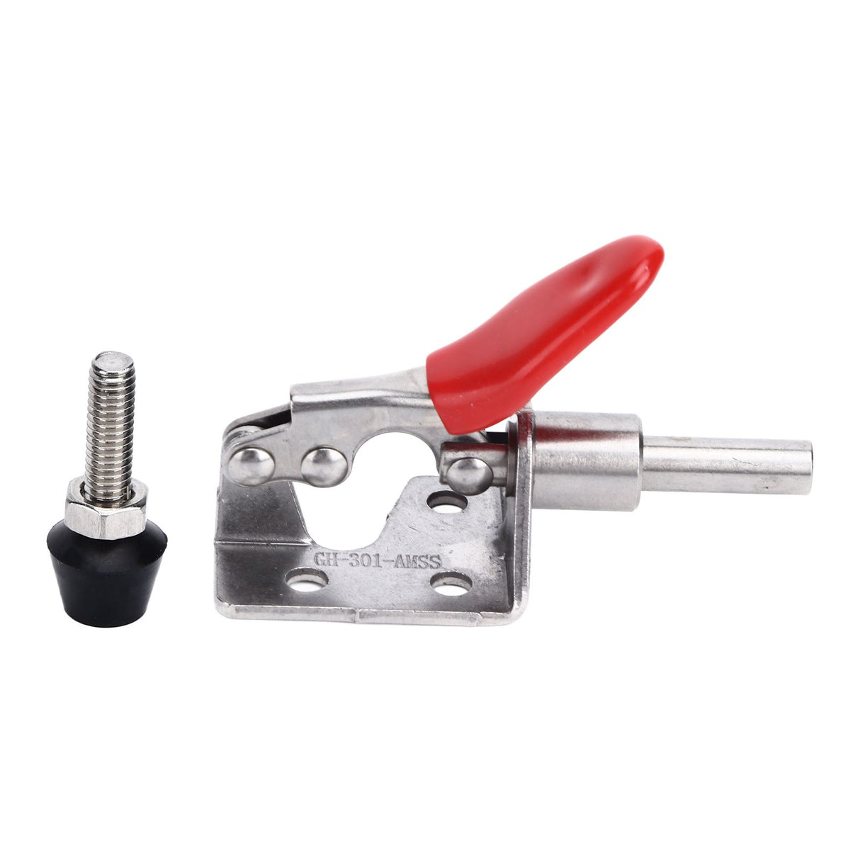 Quick Release Toggle Clamp Stainless Steel 99.2lb Capacity Prevent Slip Push Pull Lever Clamp for Woodworking Welding