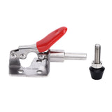 Quick Release Toggle Clamp Stainless Steel 99.2lb Capacity Prevent Slip Push Pull Lever Clamp for Woodworking Welding