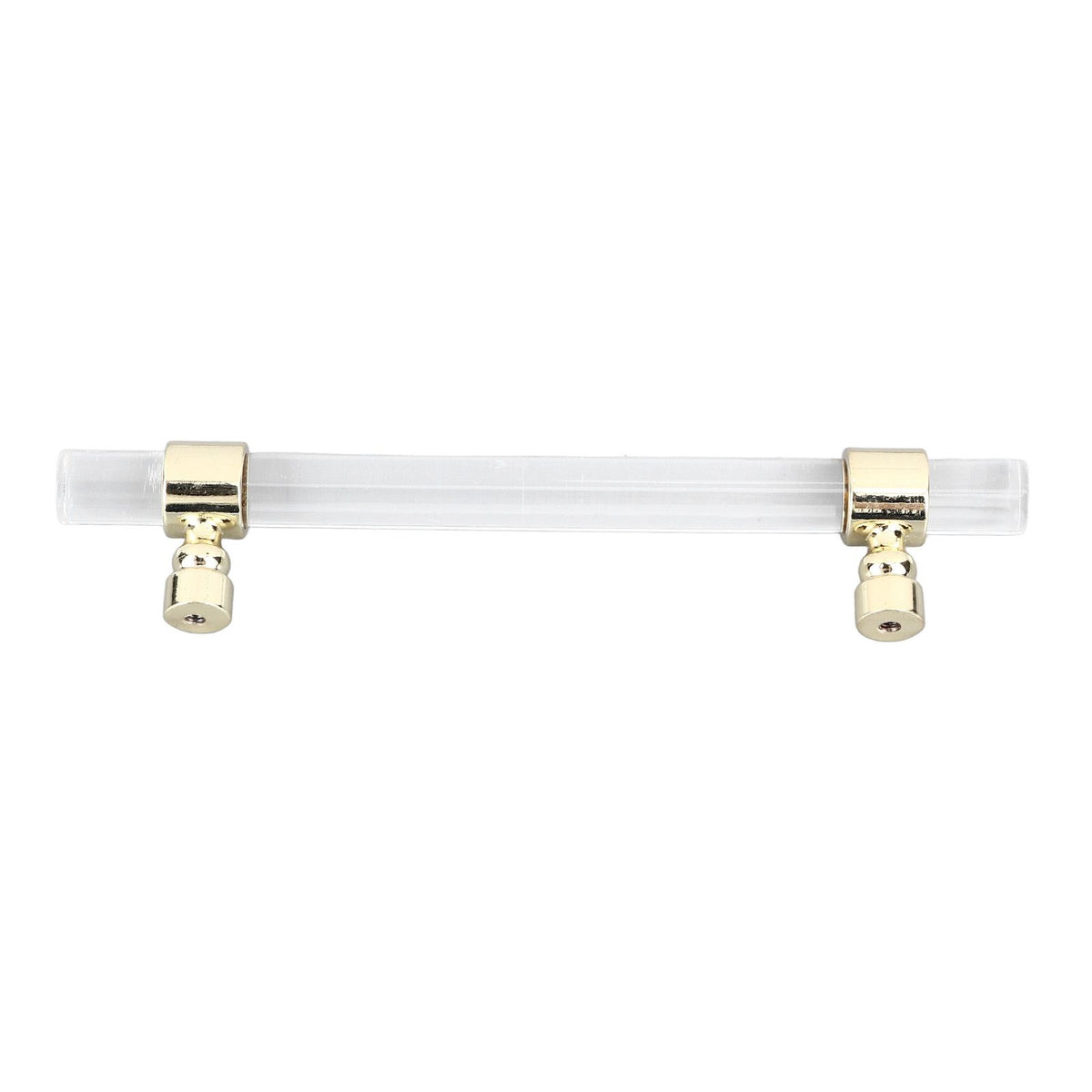 Crystal Acrylic Handle Transparent Easy to Install Drawer Pull Handle for Cabinets Drawers Dressers B01277S Hole Spacing 96 Gold