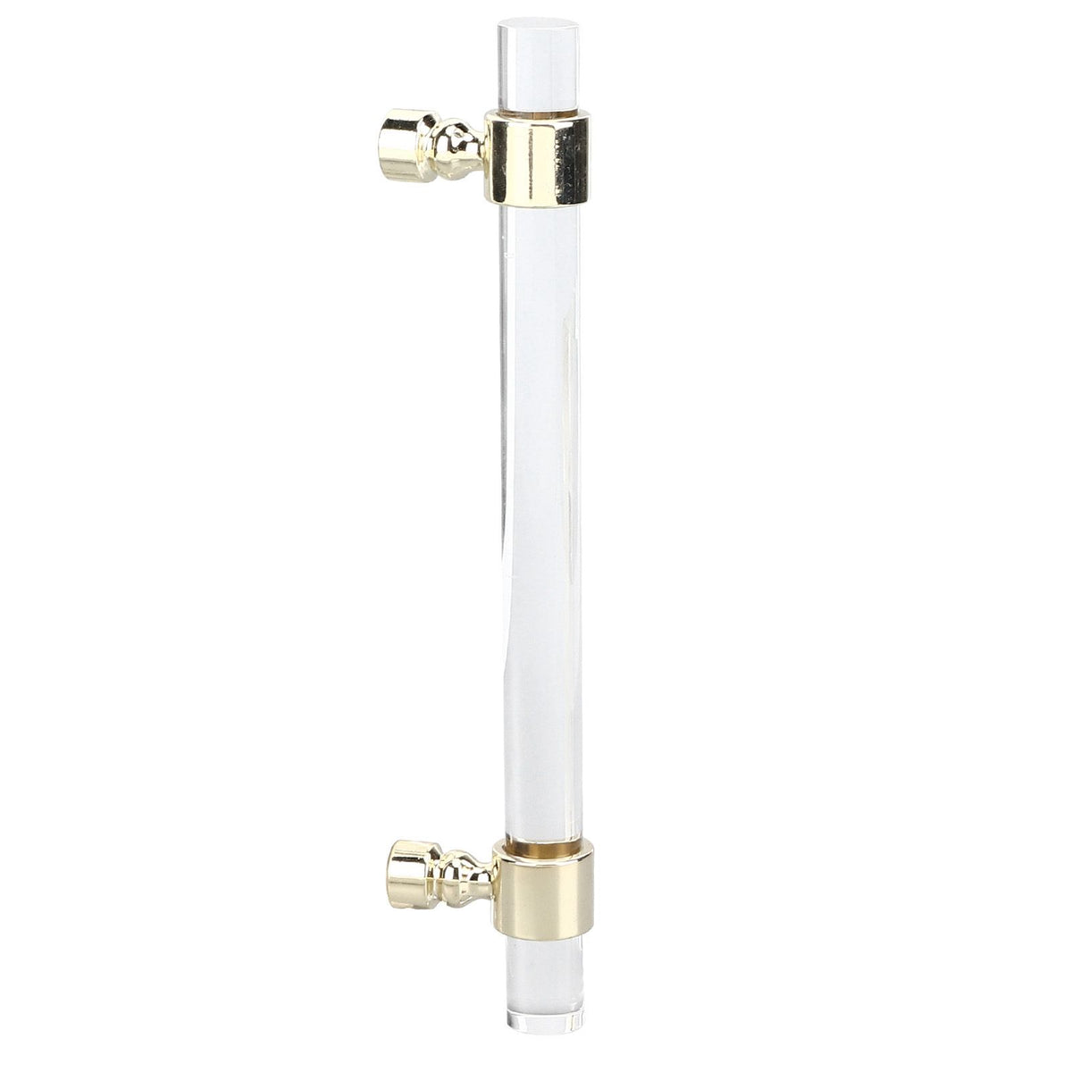 Crystal Acrylic Handle Transparent Easy to Install Drawer Pull Handle for Cabinets Drawers Dressers B01277S Hole Spacing 96 Gold