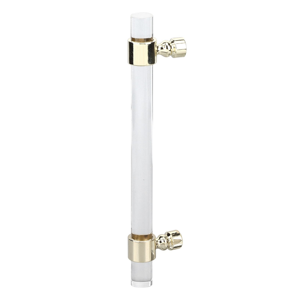 Crystal Acrylic Handle Transparent Easy to Install Drawer Pull Handle for Cabinets Drawers Dressers B01277S Hole Spacing 96 Gold